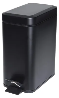 Produktbild von Excellent Houseware Pedal-Mülleimer, Metall, 25 x 14 x 29 cm, schwarz
