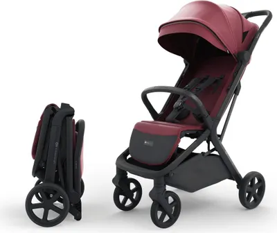 Immagine prodotto di Kinderkraft Nubi 3, passeggino leggero, colore borgogna