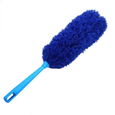 Image de Serpillère en microfibre antistatique, lavable, de couleur bleu foncé