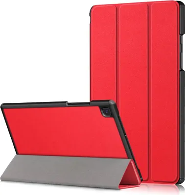 Produktbild von Samsung Galaxy Tab A7 (2020) Hülle - Tri-Fold Ständer Klapphülle mit Schlaf/Wach-Funktion - Rot