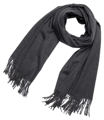 Produktbild von DonDon Damen Winter-Schal groß und flauschig 200 x 70 cm - Dunkelgrau