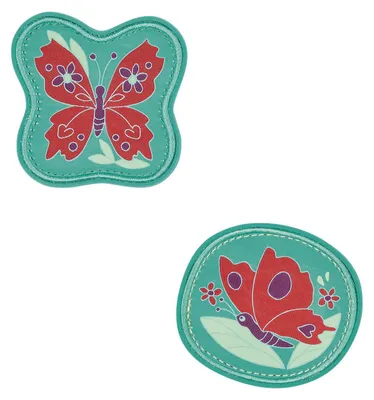 Obrázek produktu pro Sada dvou odznaků „DerDieDas“, Butterfly Garden