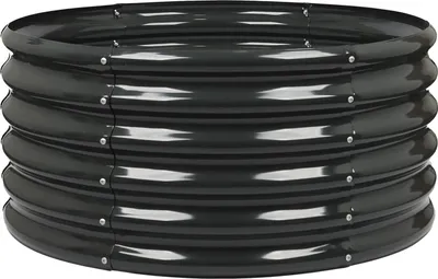 Produktbild von Rundes Hochbeet – 90 cm x 45 cm – Anthrazit