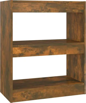 Obrázok produktu pre vidaXL Regál na knihy / Rozdeľovač izieb Smoked Oak 60x30x72 cm
