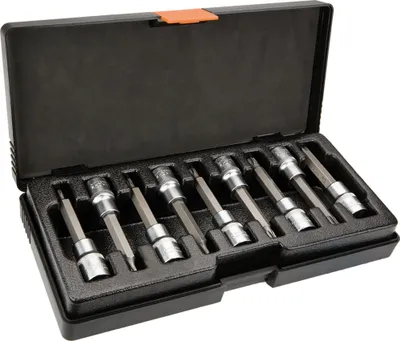 Obrázok produktu pre NEO TOOLS Bity Torx na nástrčné hlavice 100 mm, sada 9 ks.