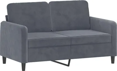 Produktbild von vidaXL 2-Sitzer-Sofa Dunkelgrau 120 cm Samt