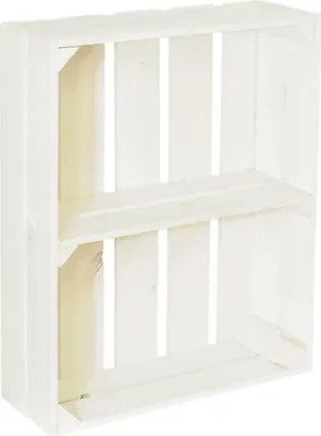 Produktbild von CHICCIE 5 Set Holzregal Schmalhanz 50x40x15cm - Weiß1x kurzes Regal