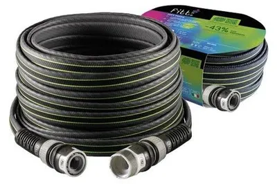 Image de Tuyau tricoté flexible à 3 couches en matériau thermoplastique ultra-résistant et anti-perforation, rouleau de 25 m, 3/4 Fitt Force