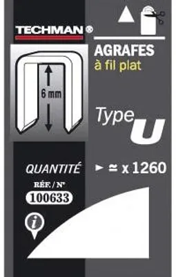 Image de Agrafes 6 mm - type C