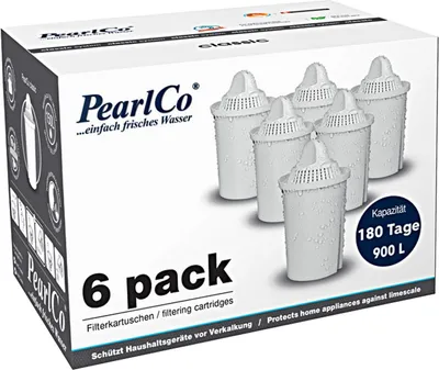 Produktbild von 6-pak wkładów filtracyjnych PearlCo Classic