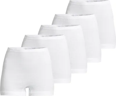 Produktbild von Speidel 5er Pack Nelly Pagenschlüpfer Taillenhoch mit kurzem Bein, Weiche Baumwolle in Feinripp-Qualität, Komfort ohne störende Seitennähte