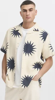 Produktbild von !SOLID SDPARGAV Herren Leinenhemd Hemd Kurzarmhemd Leinenmix relaxed fit