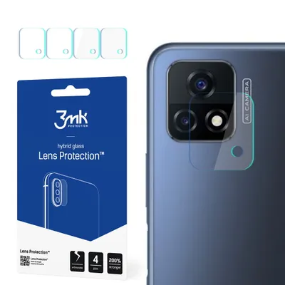 Produktbild von 3mk Hybridglas Lens Protection für Vivo IQOO U3X 5G Kamera Objektiv Kameralinse 0,16mm 6H (4 Stück)