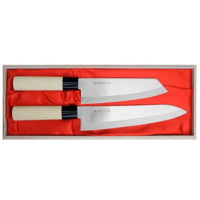 Produktbild von Zestaw noży kuchennych Satake Megumi nóż Bunka / Szefa kuchni