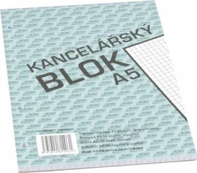 Obrázek produktu pro Kancelářský blok A5, čtvereček, 50 listů