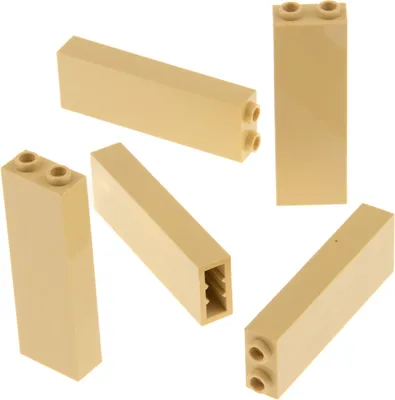 Image de 5x Lego brique de construction 1x2x5 beige pilier Star Wars 4114064 245405 2454