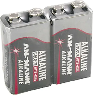 Immagine prodotto di ANSMANN E-BLOCK - Batteria 2 x 6LF22 - Alcalina