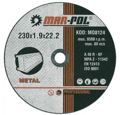 Produktbild von Metall-Trennscheibe 230mm x 1,9mm x 22,2mm 00438
