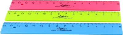 Produktbild von Lineal L1 Flexi Lefty 15cm Linkshand farbig sortiert Packung mit 20 Stück