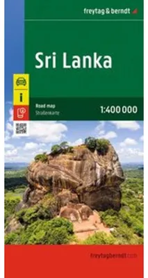 Obrázek produktu pro Srí Lanka, silniční mapa v měřítku 1:500 000, freytag & berndt