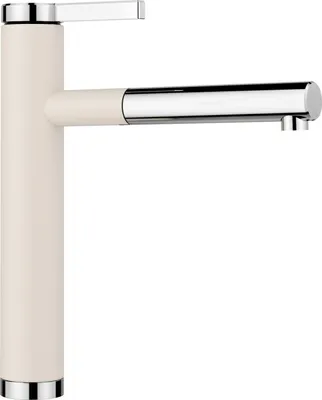 Produktbild von BLANCO LINEE-S SILGRANIT-Look zweifarbig softweiß/chrom