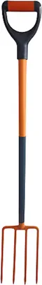 Produktbild von PROREGAL Dunggabel Mistgabel Mistforke Heugabel Streugabel 1200 mit D -Griff