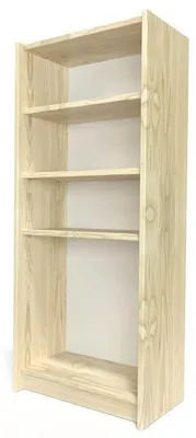 Image de Bibliothèque bois, Vernis Naturel