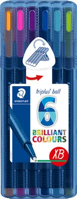 Immagine prodotto di STAEDTLER® 437 XBSB6 Kugelschreiber triplus ball XB SB6