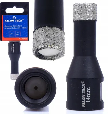 Immagine prodotto di Sega A Foro Diamante Per Taglio Pietre 14Mm M14