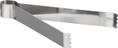 Produktbild von Kohlezange Messing vernickelt Silber Länge 12 cm für Räucherkohle