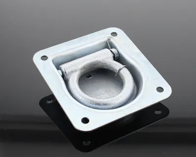 Produktbild von Anhänger Zurrpunkte Stahl 90° Grad einfach 105x105mm 800 daN