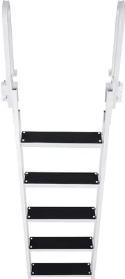Immagine prodotto di SucceBuy scala singola in alluminio, pieghevole, 5 gradini, portata 350 lbs