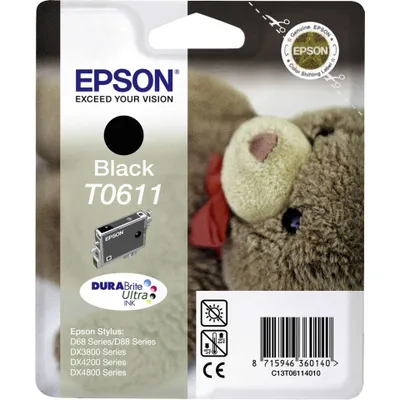 Produktbild von Tinte / T0611 / Blister / black / 250 Seiten / DURABrite Ultra