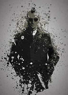Immagine prodotto di Poster magnetico in metallo per PC, collezione Electronic Arts, modello SPLATTER, dimensioni 45x32 cm, design di Travis