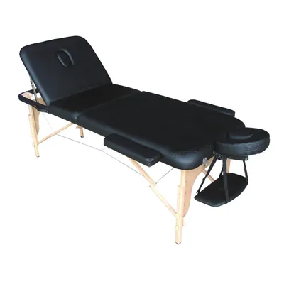 Produktbild von VENERE Kosmetikliege Massagebank Massagetisch Massageliege Klappbar Profi Schwarz