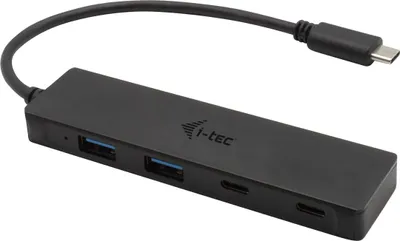 Immagine prodotto di I-TEC i-tec Metal HUB USB-A/USB-C 2x USB 3.0 + 2x USB-C (10 Gbps)