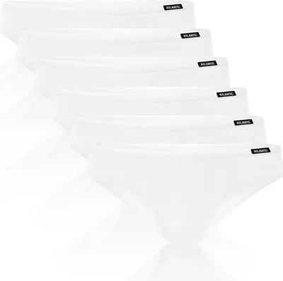 Imagen del producto de Bikini Damen Slips Atlantic, con ajuste perfecto, en blanco, negro y beige