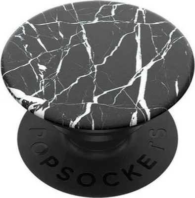Obrázok produktu pre PopSockets 800473, Madlo, Čierna, Biela, Každá značka, Kamenný vzor, 75 mm, 148 mm