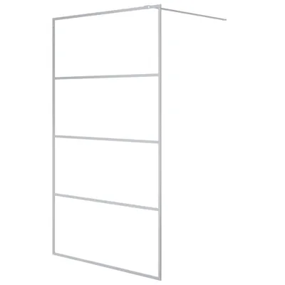Zdjęcie produktu dla vidaXL Parawan prysznicowy do kabiny prysznicowej srebrny 115x195 cm ESG szkło przezroczyste