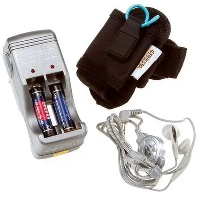 Produktbild von ViVanco™MP3 Set 3 in 1 incl. Ladegerät 4x Micro Akku 900 mAh Kopfhörer
