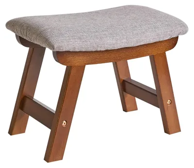 Produktbild von Omgoods - YDEU-1355 Fußschemel/Hocker - Niedriger Sessel mit 4 Buchenbeinen