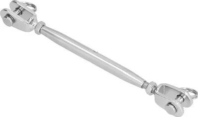Image de Kit de fixation de câble en acier inoxydable tendeur de câble à crochets et à œilletsM6