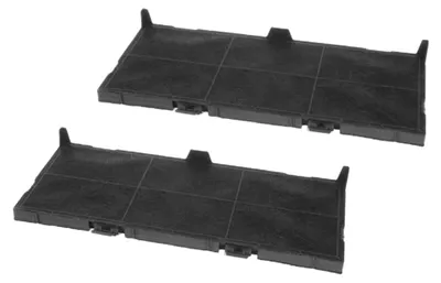 Aktivkohlefilter, 2 Stück, 460x190 mm, für Dunstabzugshauben