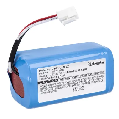 Akku für Philips FC8603 Li-Ion 1400mAh