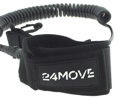 Produktbild von 24MOVE® Sicherungsleine Leash Fußschlaufe mit Klettverschluss für Stand UP Paddel Board Surfboard,