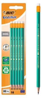 Immagine prodotto di BIC Evolution Matita pastello con gomma blister 10 pz.