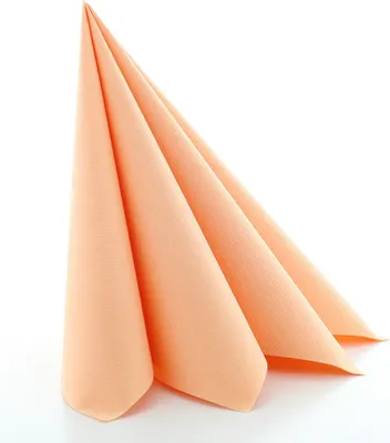 Produktbild von Sovie HORECA Serviette Aprikot aus Linclass® Airlaid 40 x 40 cm, 50 Stück