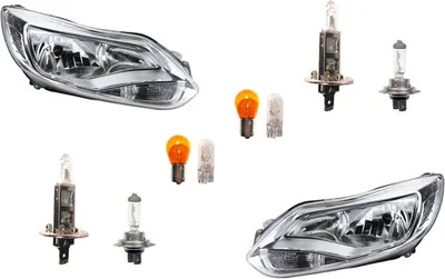 Immagine prodotto di Johns, fari alogeni anteriori si adatta per Ford Focus 11 11-14 lampadina set L R