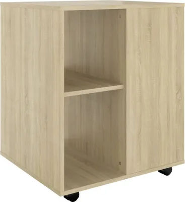Zdjęcie produktu dla vidaXL Szafka na kółkach dąb sonoma 60x53x72 cm materiał drewnopochodny