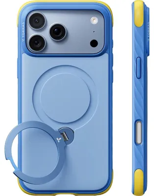Productafbeelding van Telefoonhoesje voor iPhone 18 Pro Max / 17 Pro Max, merk Torras, model Ostand Q3, kleur blauw